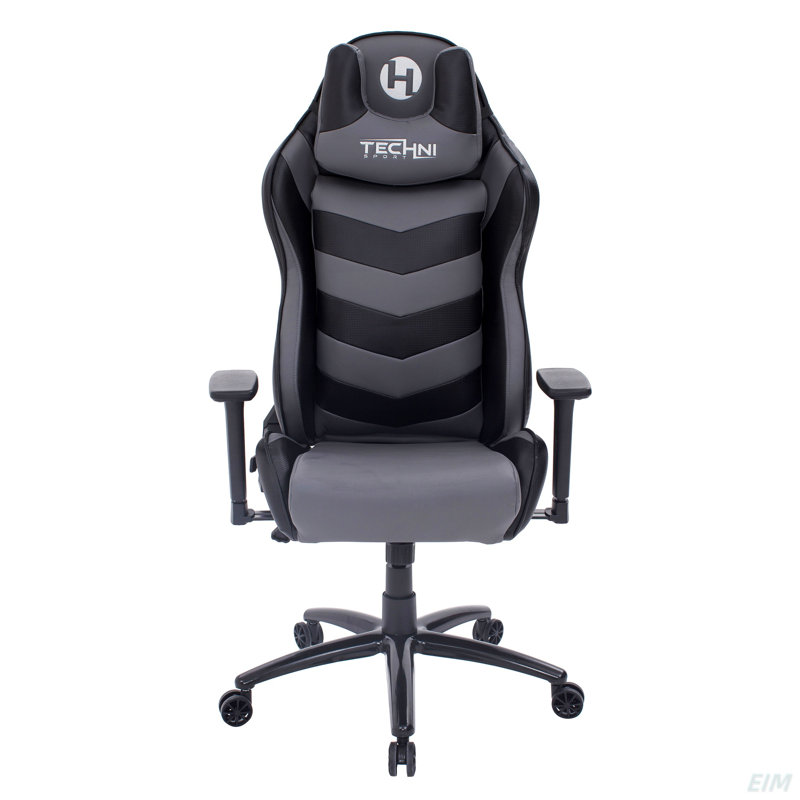 Fauteuil de jeu vidéo ergonomique à dossier haut Techni Sport