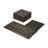 10 tuiles de terrasse à motif à rayures imbriquées, plancher carré en bois franc d'acacia 12 po x 12 po pour terrasse, banc, bord de piscine, ...-112003678