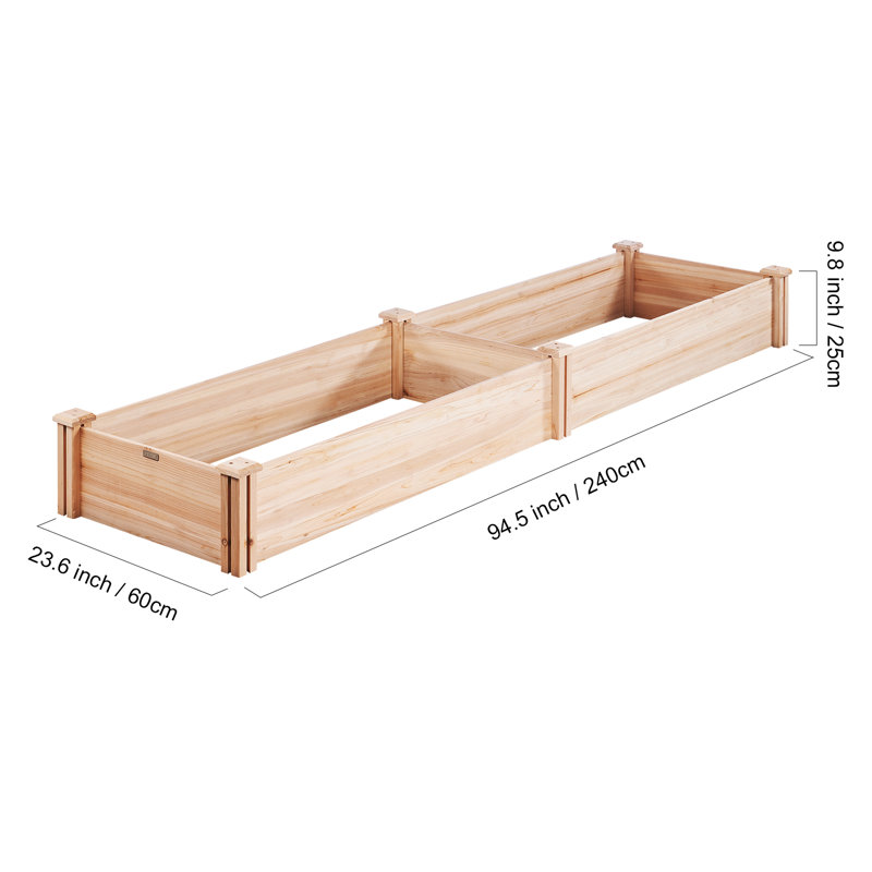 Wood Raised Garden Bed