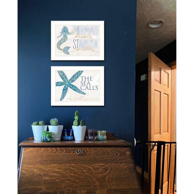 "Starfish Wishes 2 Print By - Ready To Hang Papier Art"