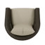 Chaise de patio pivotante avec coussins Dierdre-24074939