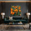 «Fruit Kumquat», art mural sur toile vert-196549384