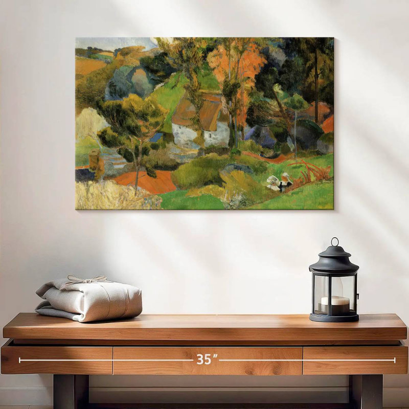 Paysage d'Alvord à Pont-Aven, H 16 po x l 24 po