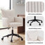 Plush Corduroy Swivel Adjustable Desk Office Chair-1093539871