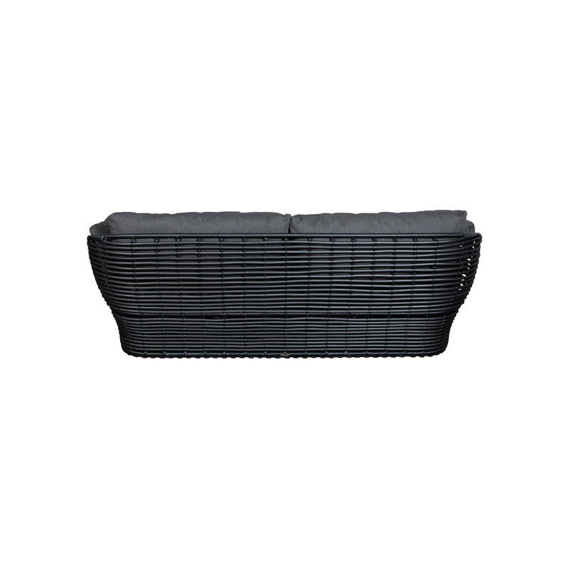 Basket 2-Seater Sofa, Gray