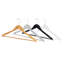Harbour Housewares - Strong Wooden Clothes Hangers - Set of 10-92498584