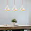 Luminaire suspendu pour îlot de cuisine à 3 lumières Excalibur-1131618634-1131618635