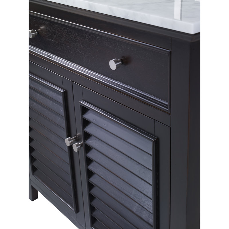 Louvered 36'' W Single Vanity