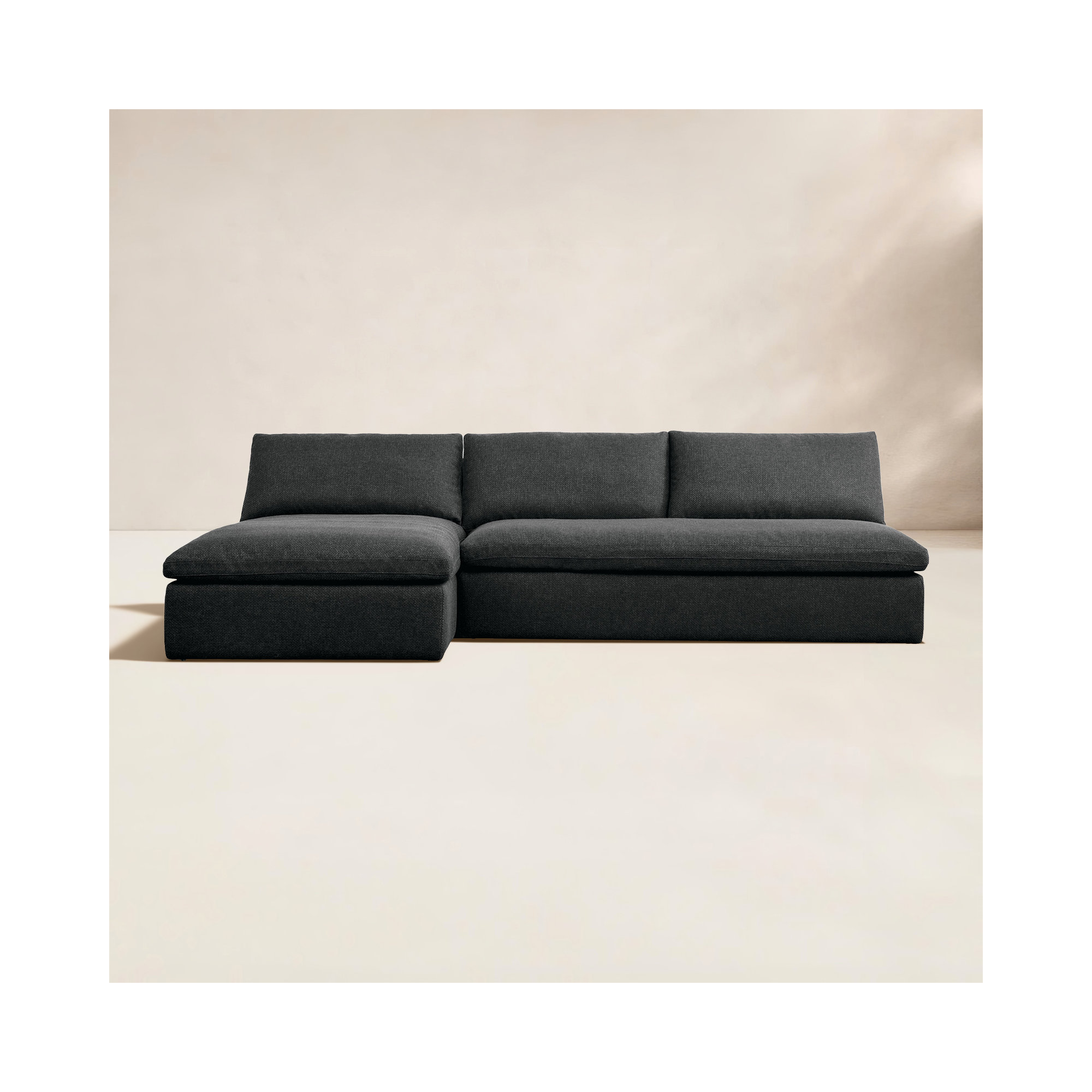 Wilkie Outdoor Modular 2 Piece, Speckled Charcoal