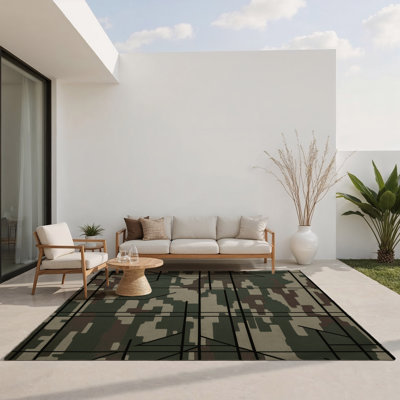 Warden Line Indoor And Outdoor Area Rug