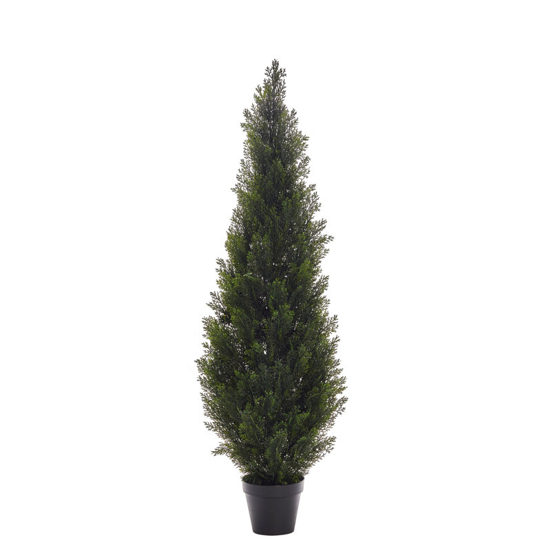 Faux Cedar Tree in Planter