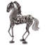 Metallic Horse Recycled Auto Parts Sculpture
