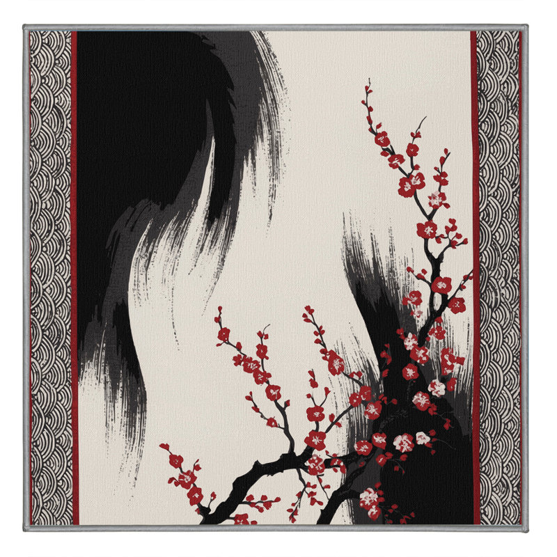 Velvet Waves Rug, Square 4'