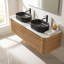 Meuble-lavabo en céramique avec lavabo et porte-serviettes gratuit-131373008-131373010