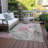Alfonzo Washable Abstract Indoor / Outdoor Rug-1793845797