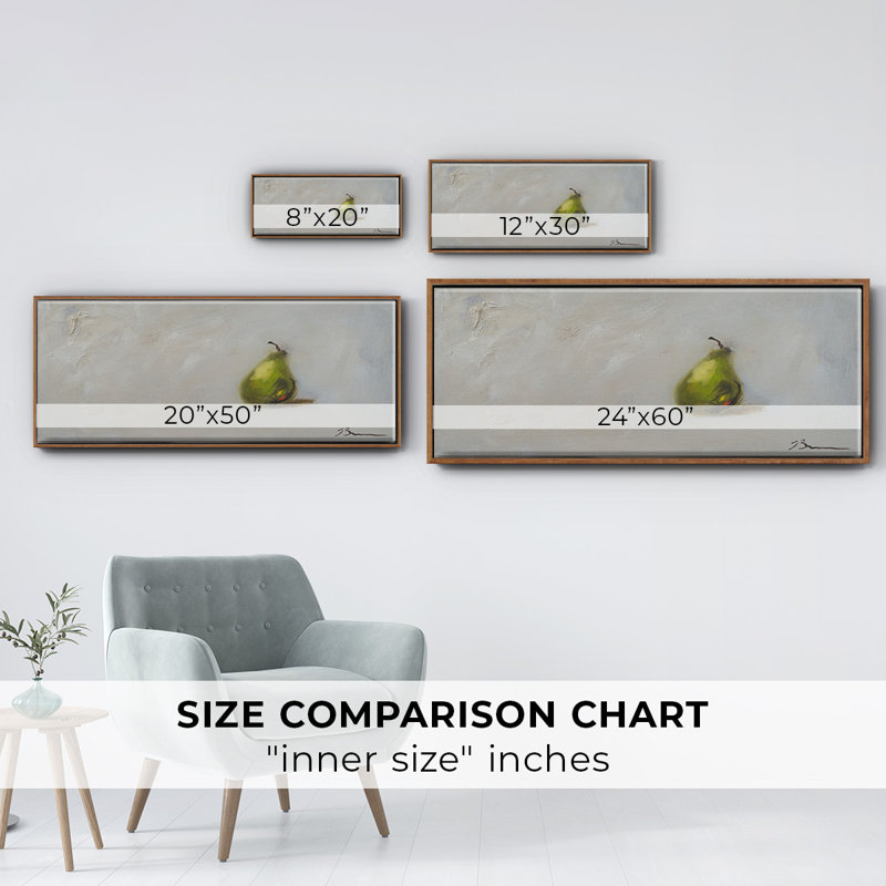 Prickless Pear- Framed Canvas