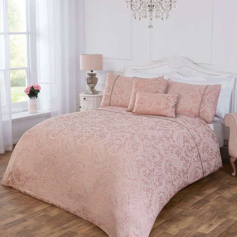 Cotton Blend Paisley Duvet Cover Set, Double Bed (200 x 200 cm)