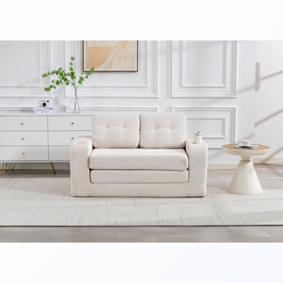 Convertible Sofa Bed with Pillows