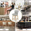 Tabouret de bar et de comptoir pivotant en bois massif Malakeh (ensemble de 1/2/4)-1275975471-1275975469-1276884708