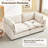 74.8"Modern Chenille Modular Sofa Loveseat Seat Depth 26"-1438293343
