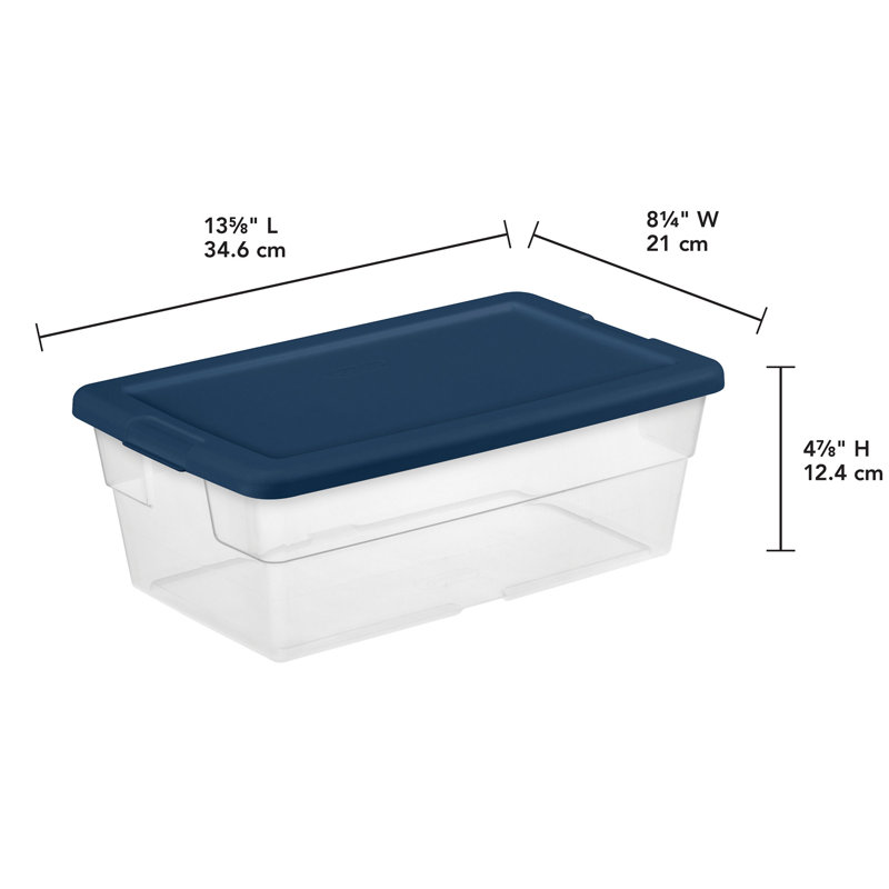 Ensemble de bacs de rangement en plastique
