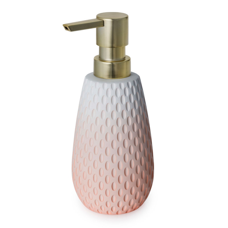 Bathroom Accessory Set, Pink Gradient