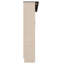 Grand lit escamotable mural avec lumières DEL, lit plateforme peu encombrant, beige