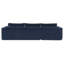 Canapé modulaire de style minimaliste, ensemble de canapé en chenille infroissable, canapé compressé en forme de L-159779875