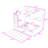 Wood Bunk Bed with Twin Trundle, Side Storage Shelves and Hooks-594965501-594965498