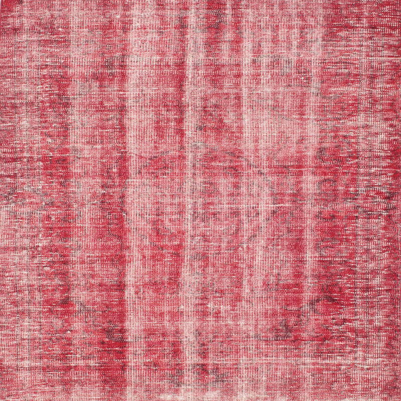 Tapis contemporain rose, Carré 3 pi