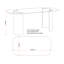 Modena Glass Top Dining Table