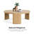 Konegan Round Solid Wood Coffee Table 