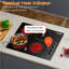 24 Inch Built-in Electric Cooktop With 4 Burners & Knob Control