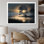 «Mystical Morning Fog Sunrise Over The Lake», reproduction sur toile
