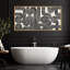 «Geometric Line Abstract Geometric Infinity Loop Shapes», reproduction encadrée sur toile-98042007-111665122