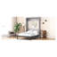 Armoire double pleine grandeur en bois massif et en métal, fabrication stable, utilisation efficace de l'espace