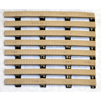 Durable Corporation 2'' W x 8'' L Garage Flooring Drain Tiles in Buff