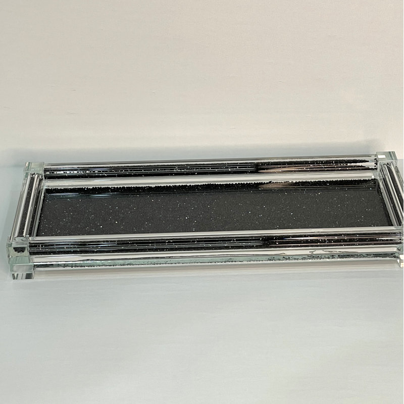 Grand plateau en verre Ambrose