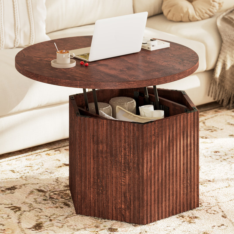 Table basse Torron, Mahogany