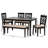 Haisten 6 - Person Four Leg Dining Set