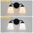 2 Light Bathroom Vanity Light Dimmable With Milk Glass Shades Over Mirror-1544001001-1544001002