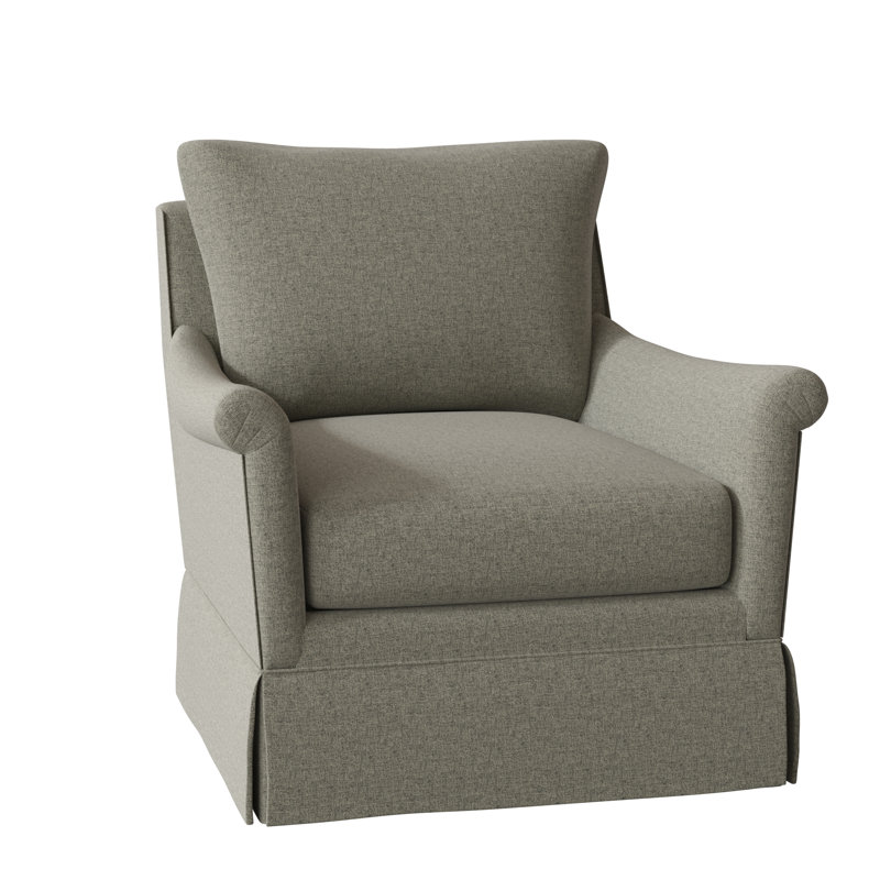 Olivia 34.5" Wide Armchair, 8789 Turquoise, Stationary