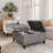 Pirja Faux Leather Ottoman-686220642