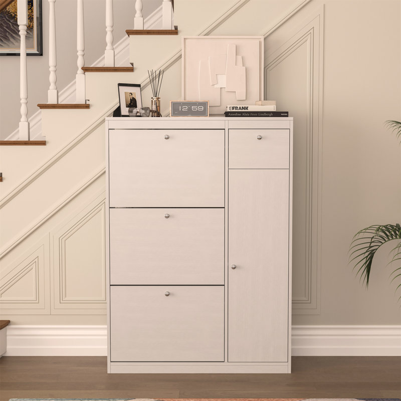 Fairlie Flip Down Shoe Storage, Beige