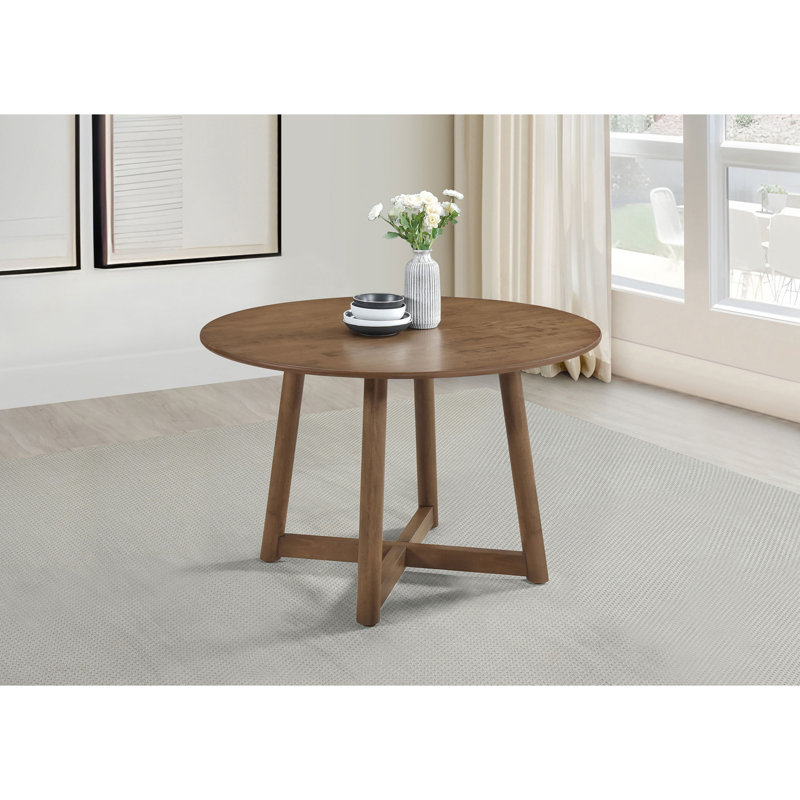 Table de salle à manger en bois de noyer guinéen