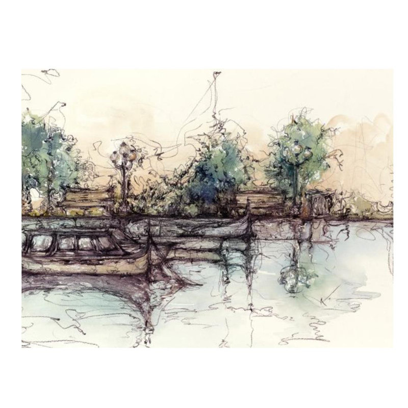 Dreary Sight Print by Sara Brown, Plexi, 30" H x 40" W x 1.5" D