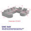 Canapé modulaire Chenille Cloud-289428568