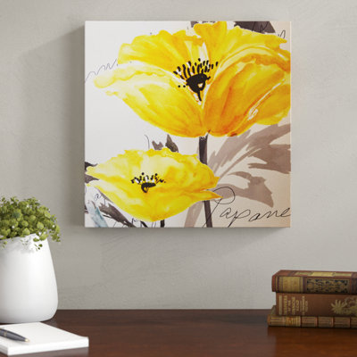 Coquelicot I - reproduction sur toile tendue