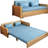 70.8"Queen cushion Convertible Sofa sleeper with Pillows,Sectional Sleeper  with Reversible Chaise,Solidwood  3 in 1 Pull Out Couch Bed for Living Room,Apartment-1653145135-1653145130-1653145125
