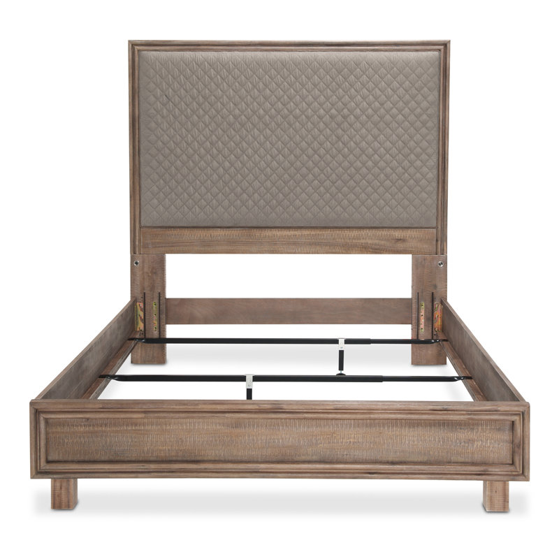 Hudson Ferry Queen Panel Bed - Gray/Driftwood, Gray, Queen